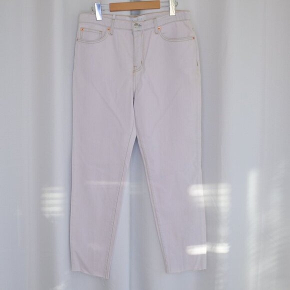 NWT IRO High Rise Slim Straight Leg Off White Jeans Sz 29 - Picture 2 of 10